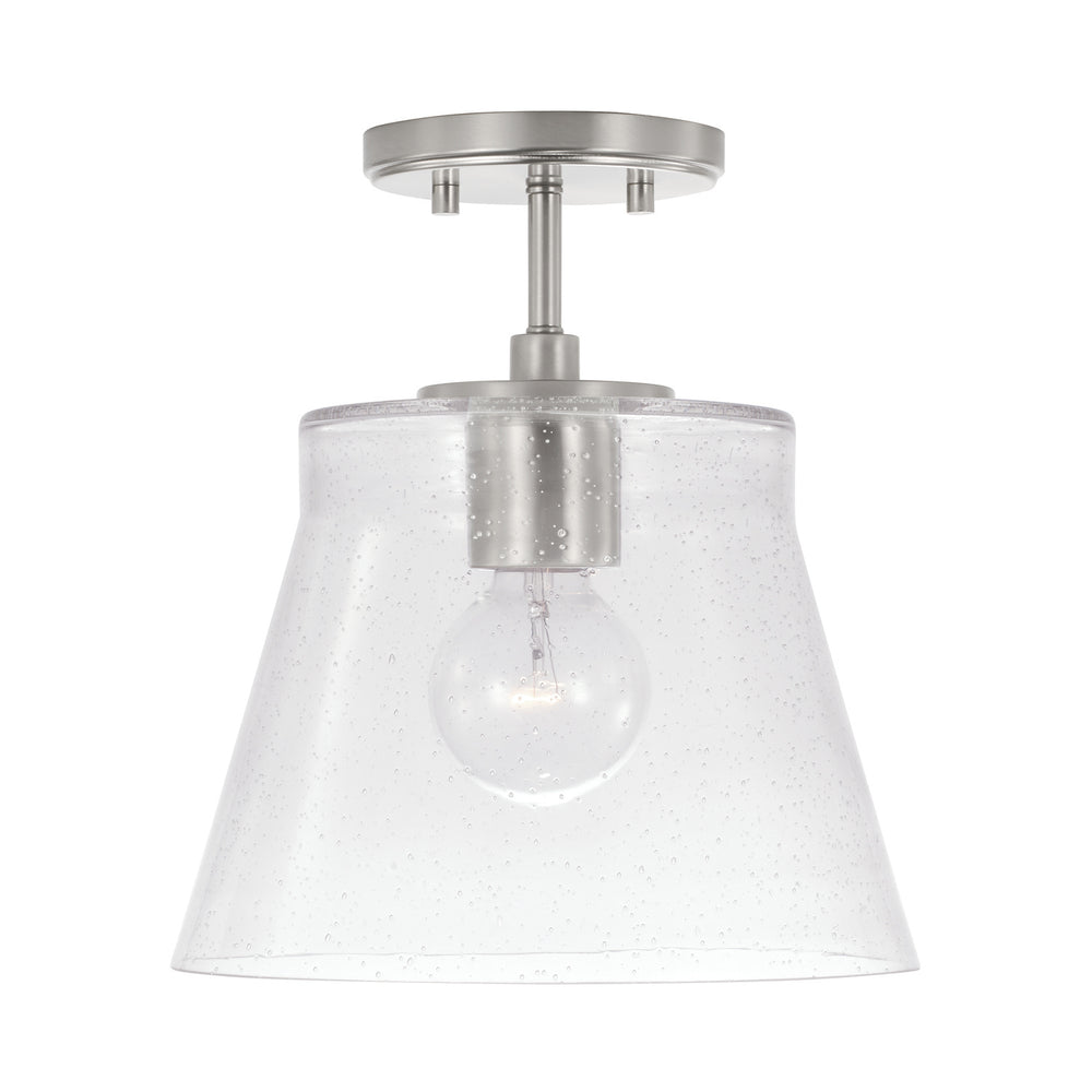 Capital Lighting - One Light Pendant - Baker - Brushed Nickel- Union Lighting Luminaires Decor