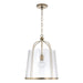 Capital Lighting - One Light Pendant - Madison - Aged Brass- Union Lighting Luminaires Decor