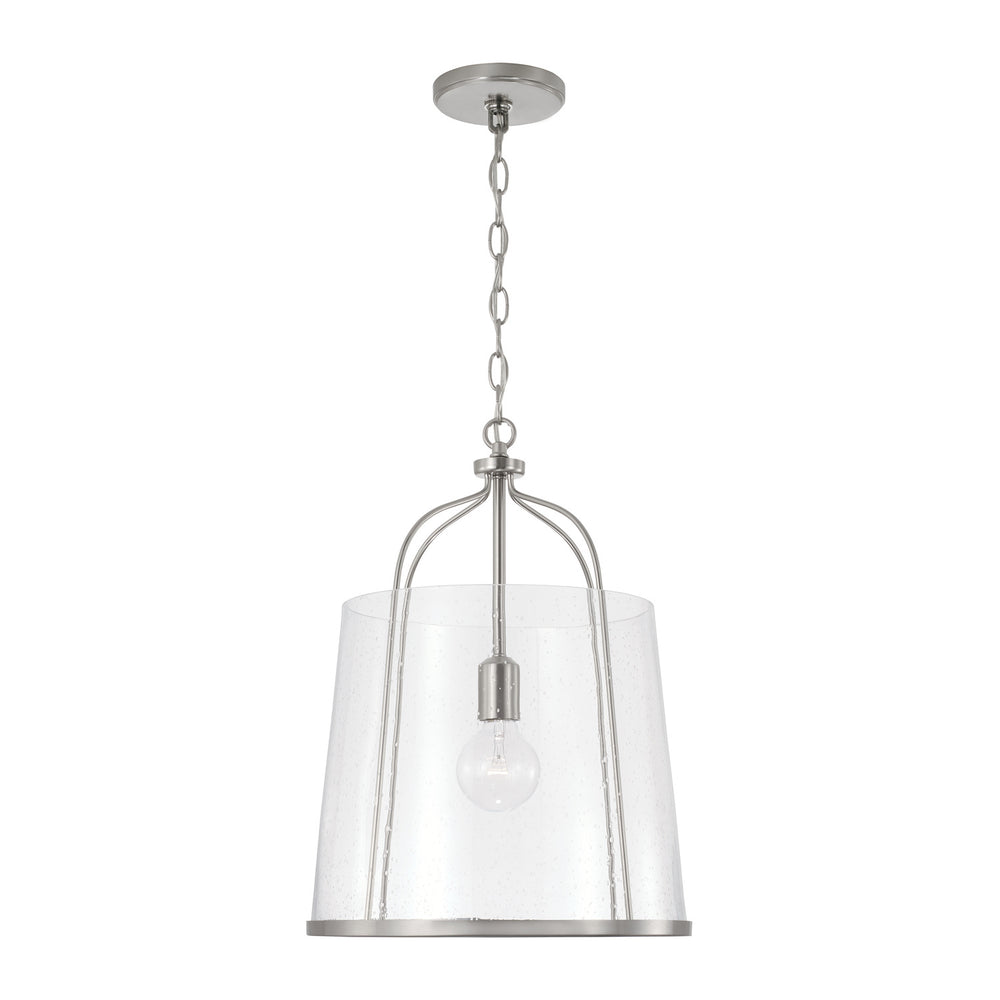 Capital Lighting - One Light Pendant - Madison - Brushed Nickel- Union Lighting Luminaires Decor