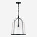 Capital Lighting - One Light Pendant - Madison - Matte Black- Union Lighting Luminaires Decor