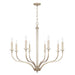 Capital Lighting - Eight Light Chandelier - Breigh - Brushed Champagne- Union Lighting Luminaires Decor