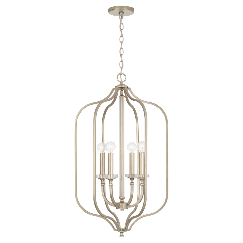 Capital Lighting - Four Light Foyer - Breigh - Brushed Champagne- Union Lighting Luminaires Decor