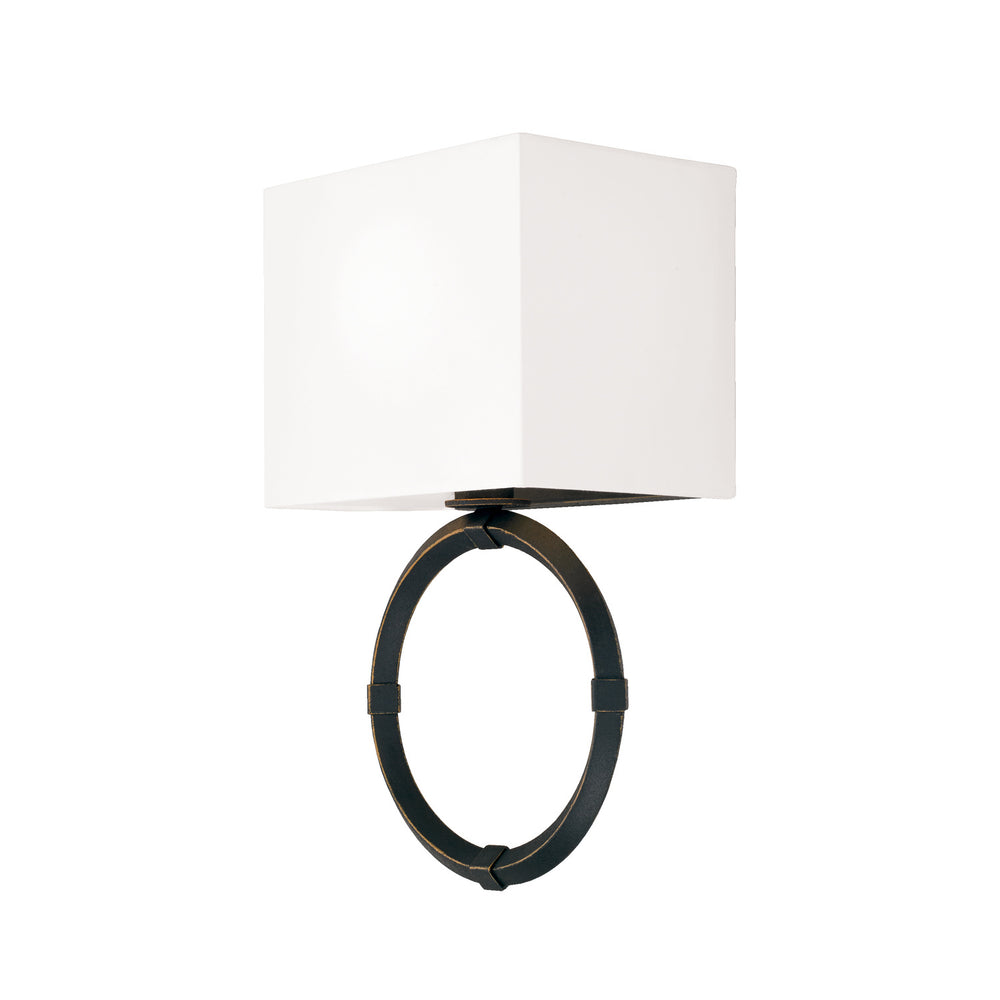 Capital Lighting - One Light Wall Sconce - Ogden - Brushed Black Iron- Union Lighting Luminaires Decor