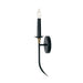 Capital Lighting - One Light Wall Sconce - Amara - Matte Black with Brass- Union Lighting Luminaires Decor
