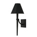 Capital Lighting - One Light Wall Sconce - Holden - Matte Black- Union Lighting Luminaires Decor