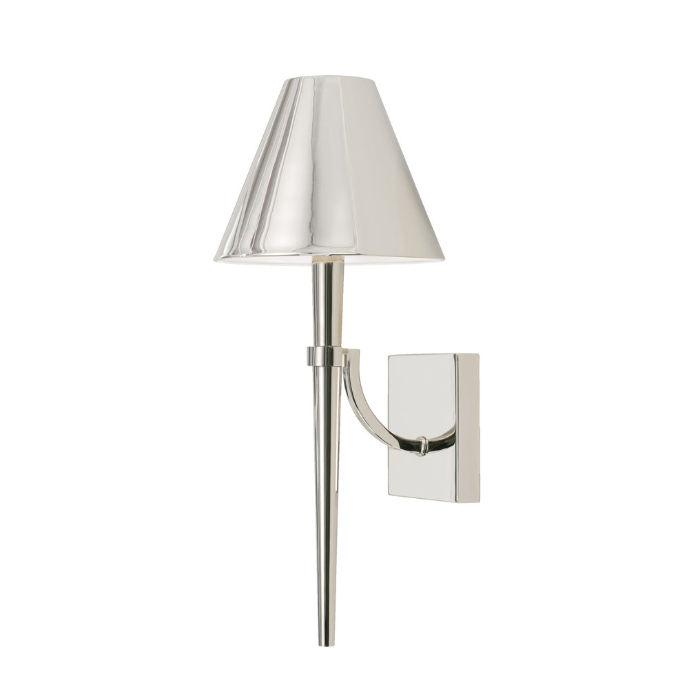 Capital Lighting - One Light Wall Sconce - Holden - Polished Nickel- Union Lighting Luminaires Decor