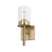 Capital Lighting - One Light Wall Sconce - Mason - Aged Brass- Union Lighting Luminaires Decor