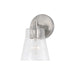 Capital Lighting - One Light Wall Sconce - Baker - Brushed Nickel- Union Lighting Luminaires Decor