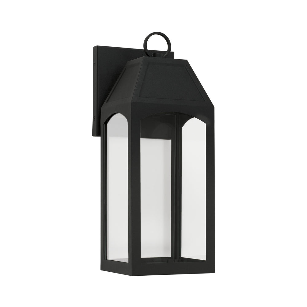 Capital Lighting - One Light Outdoor Wall Lantern - Burton - Black- Union Lighting Luminaires Decor