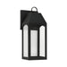 Capital Lighting - One Light Outdoor Wall Lantern - Burton - Black- Union Lighting Luminaires Decor
