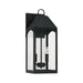 Capital Lighting - Two Light Outdoor Wall Lantern - Burton - Black- Union Lighting Luminaires Decor