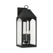 Capital Lighting - Four Light Outdoor Wall Lantern - Burton - Black- Union Lighting Luminaires Decor