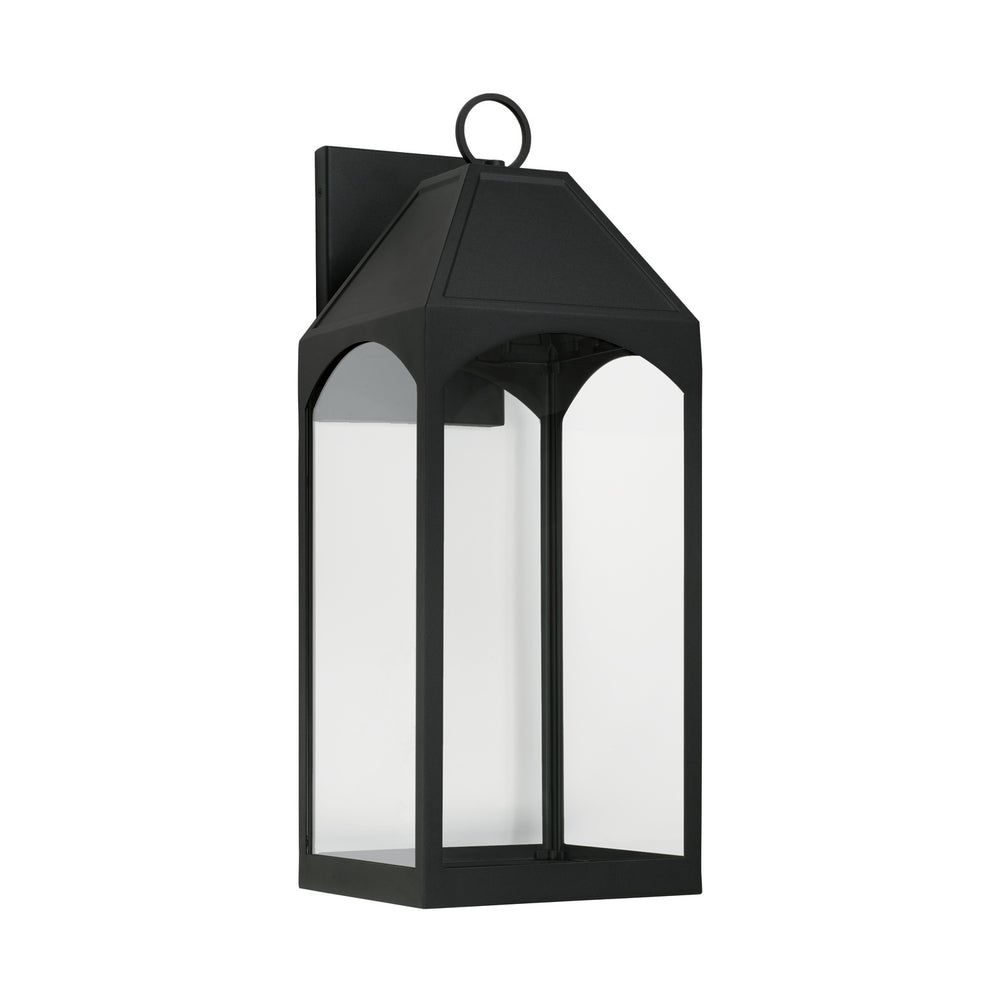 Capital Lighting - One Light Outdoor Wall Lantern - Burton - Black- Union Lighting Luminaires Decor