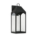 Capital Lighting - One Light Outdoor Wall Lantern - Burton - Black- Union Lighting Luminaires Decor