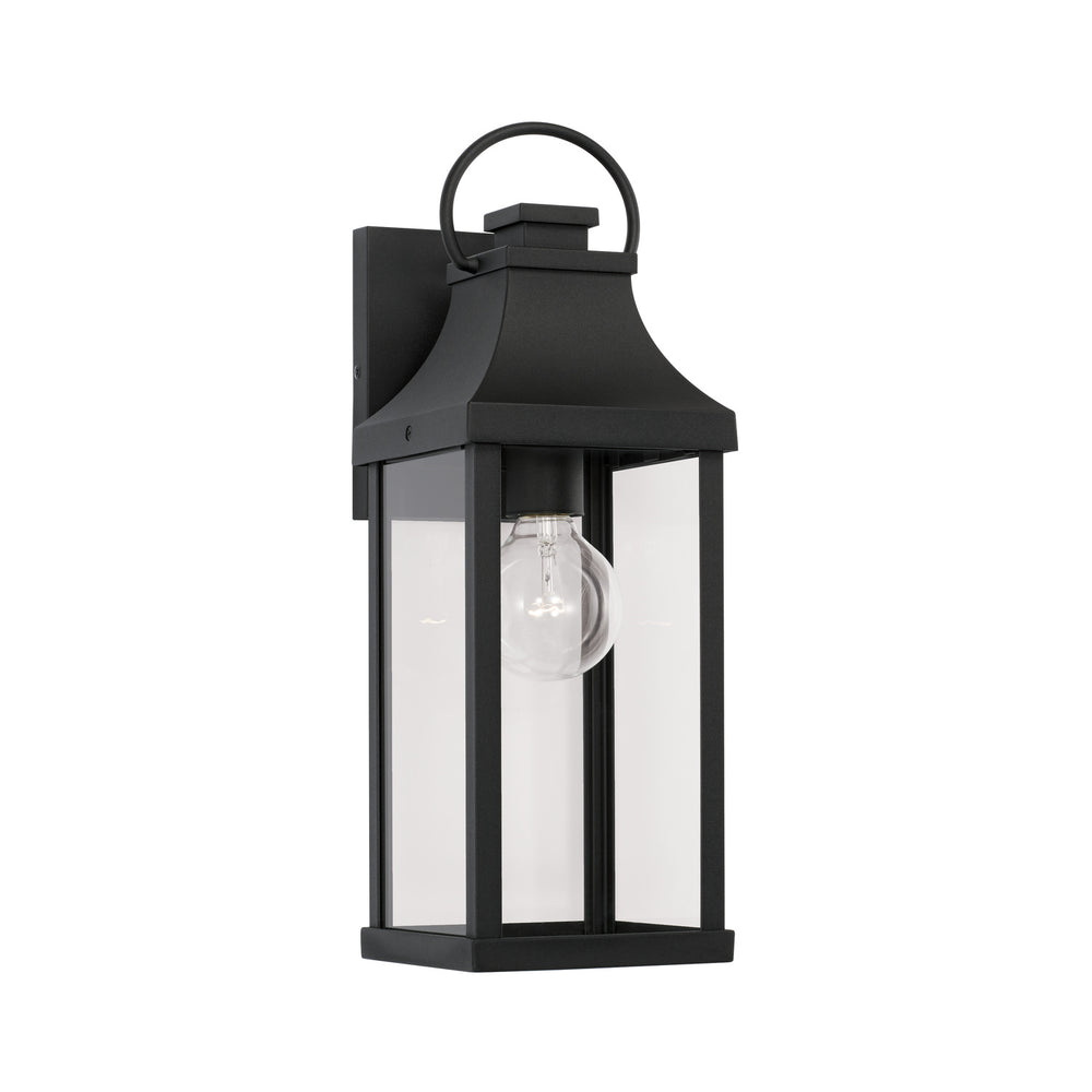 Capital Lighting - One Light Outdoor Wall Lantern - Bradford - Black- Union Lighting Luminaires Decor