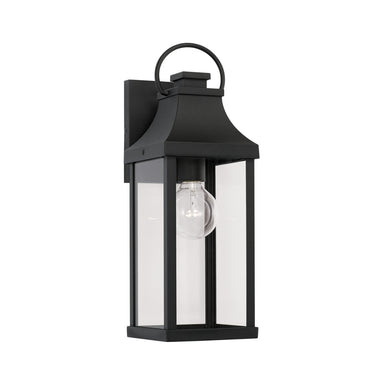 Capital Lighting - One Light Outdoor Wall Lantern - Bradford - Black- Union Lighting Luminaires Decor