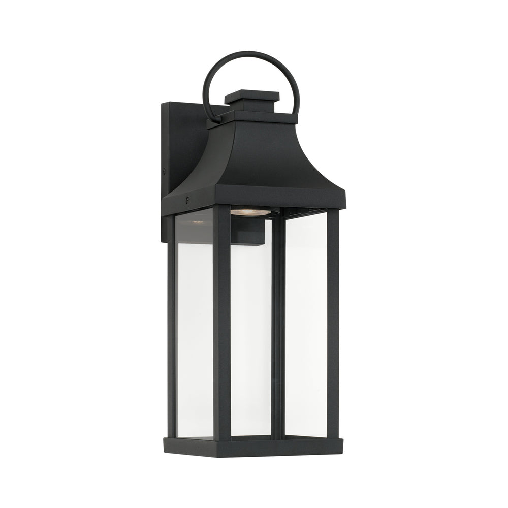 Capital Lighting - One Light Outdoor Wall Lantern - Bradford - Black- Union Lighting Luminaires Decor