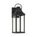 Capital Lighting - One Light Outdoor Wall Lantern - Bradford - Black- Union Lighting Luminaires Decor