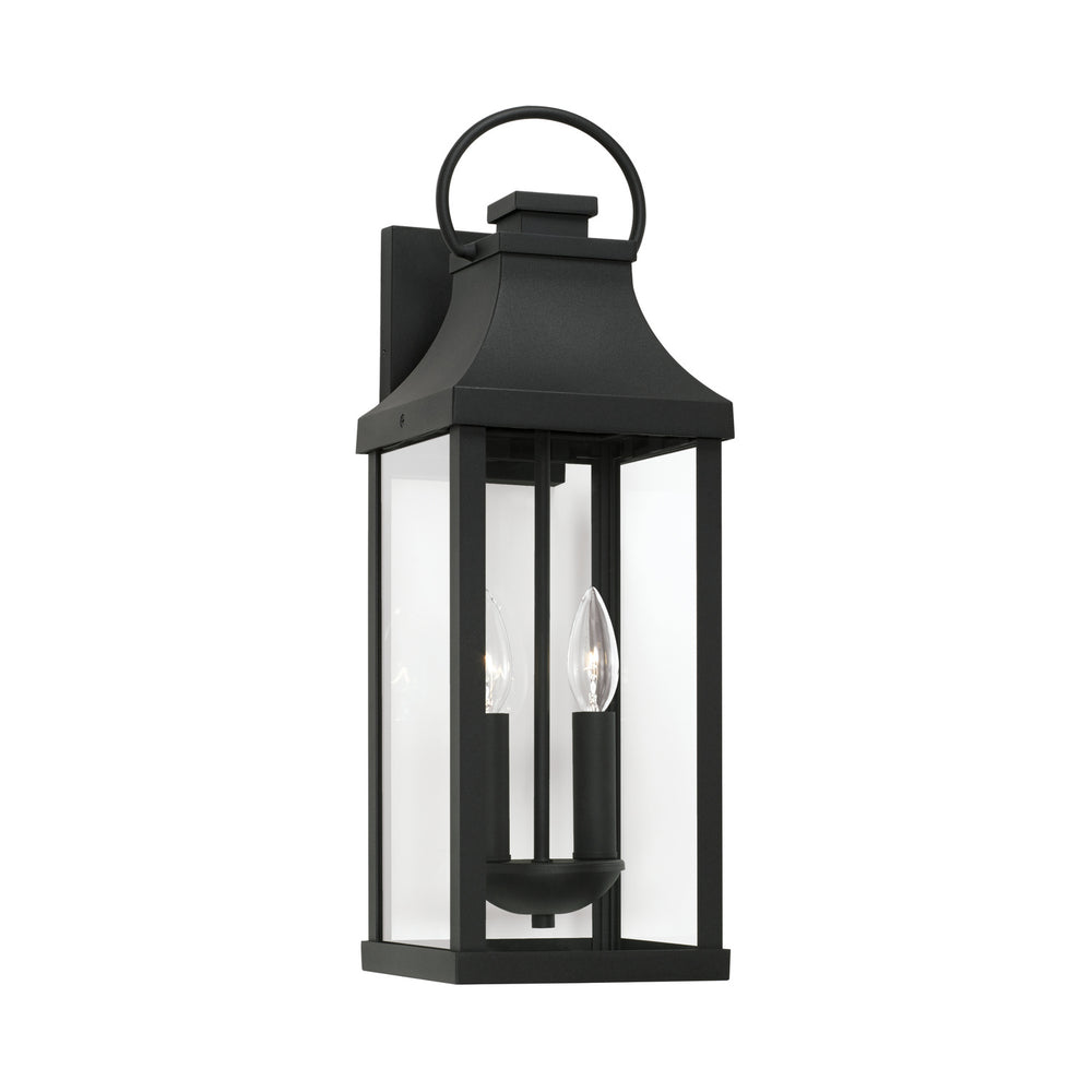 Capital Lighting - Two Light Outdoor Wall Lantern - Bradford - Black- Union Lighting Luminaires Decor