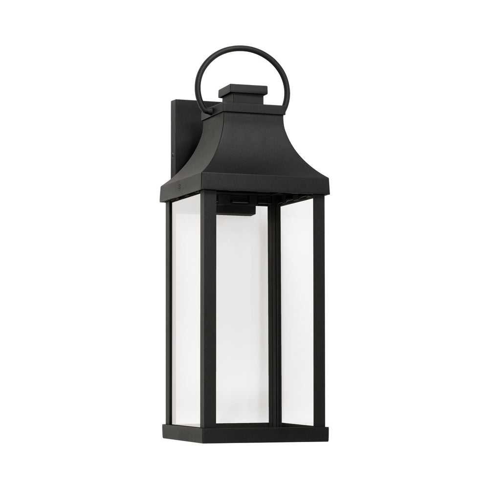 Capital Lighting - One Light Outdoor Wall Lantern - Bradford - Black- Union Lighting Luminaires Decor