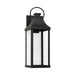 Capital Lighting - One Light Outdoor Wall Lantern - Bradford - Black- Union Lighting Luminaires Decor