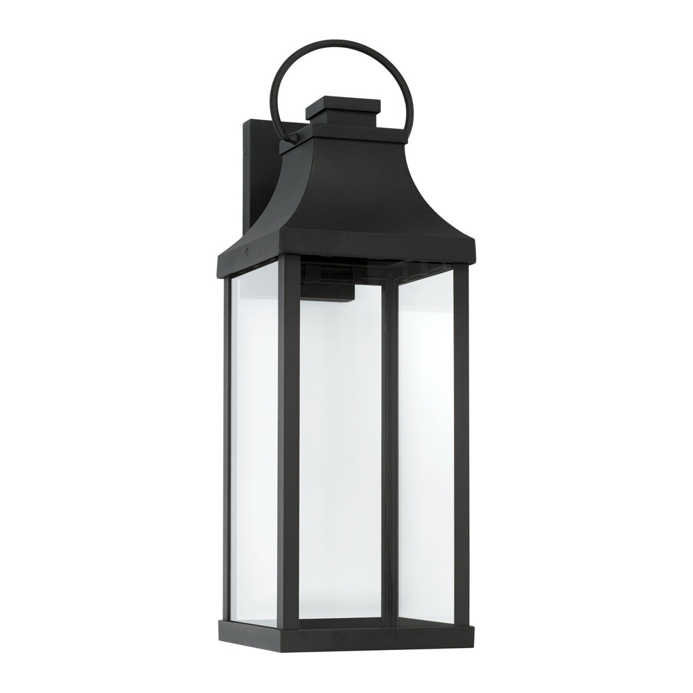 Capital Lighting - One Light Outdoor Wall Lantern - Bradford - Black- Union Lighting Luminaires Decor