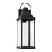 Capital Lighting - One Light Outdoor Wall Lantern - Bradford - Black- Union Lighting Luminaires Decor