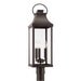Capital Lighting - Three Light Outdoor Post Lantern - Bradford - Oiled Bronze- Union Lighting Luminaires Decor