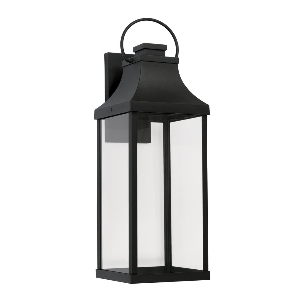 Capital Lighting - One Light Outdoor Wall Lantern - Bradford - Black- Union Lighting Luminaires Decor