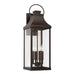 Capital Lighting - Four Light Outdoor Wall Lantern - Bradford - Oiled Bronze- Union Lighting Luminaires Decor