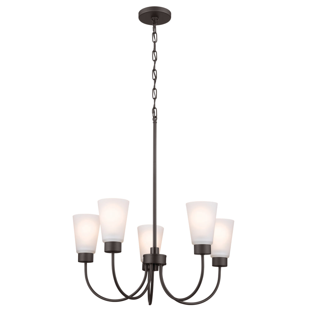 Kichler Canada - Five Light Chandelier - Erma - Olde Bronze- Union Lighting Luminaires Decor