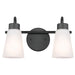 Kichler Canada - Two Light Bath - Erma - Black- Union Lighting Luminaires Decor