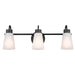 Kichler Canada - Three Light Bath - Erma - Black- Union Lighting Luminaires Decor