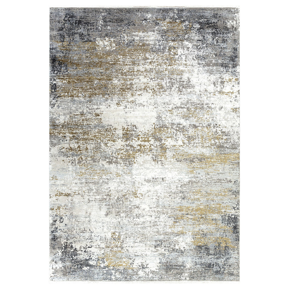 Uttermost - Rug - Ulen - White, Charcoal, Saffron, Gray- Union Lighting Luminaires Decor