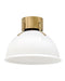 Hinkley Canada - LED Flush Mount - Argo - Heritage Brass with Cased Opal Glass- Union Lighting Luminaires Decor