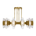 Visual Comfort Modern - LED Chandelier - Wythe - Plated Brass- Union Lighting Luminaires Decor