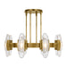 Visual Comfort Modern - LED Chandelier - Wythe - Plated Brass- Union Lighting Luminaires Decor