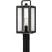 Quoizel - One Light Outdoor Post Mount - Bramshaw - Matte Black- Union Lighting Luminaires Decor