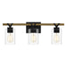 Quoizel - Three Light Bath - Devon Court - Matte Black- Union Lighting Luminaires Decor