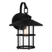 Quoizel - One Light Outdoor Wall Mount - Lombard - Matte Black- Union Lighting Luminaires Decor