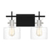 Quoizel - Two Light Bath - Pensbury - Matte Black- Union Lighting Luminaires Decor