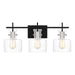 Quoizel - Three Light Bath - Pensbury - Matte Black- Union Lighting Luminaires Decor