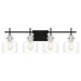 Quoizel - Four Light Bath - Pensbury - Matte Black- Union Lighting Luminaires Decor