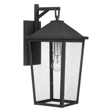 Quoizel - One Light Outdoor Wall Mount - Stoneleigh - Mottled Black- Union Lighting Luminaires Decor