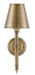 Currey and Company - One Light Wall Sconce - Bunny Williams - Light Moroccan Antique Brass- Union Lighting Luminaires Decor