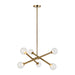 Matteo Canada - Pendant - Matchstix - Aged Gold Brass- Union Lighting Luminaires Decor