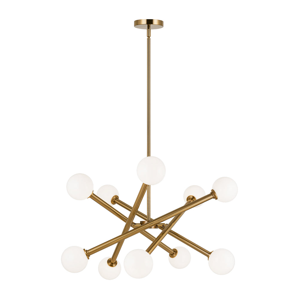 Matteo Canada - Pendant - Matchstix - Aged Gold Brass- Union Lighting Luminaires Decor