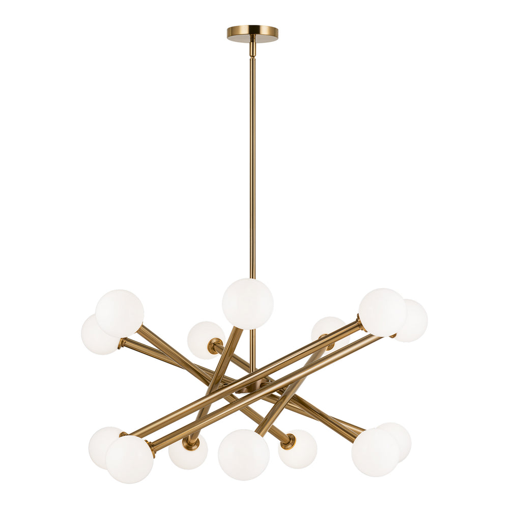 Matteo Canada - Pendant - Matchstix - Aged Gold Brass- Union Lighting Luminaires Decor