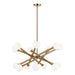 Matteo Canada - Pendant - Matchstix - Aged Gold Brass- Union Lighting Luminaires Decor