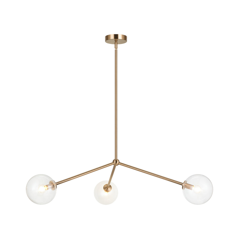 Matteo Canada - Pendant - Novo - Aged Gold Brass- Union Lighting Luminaires Decor